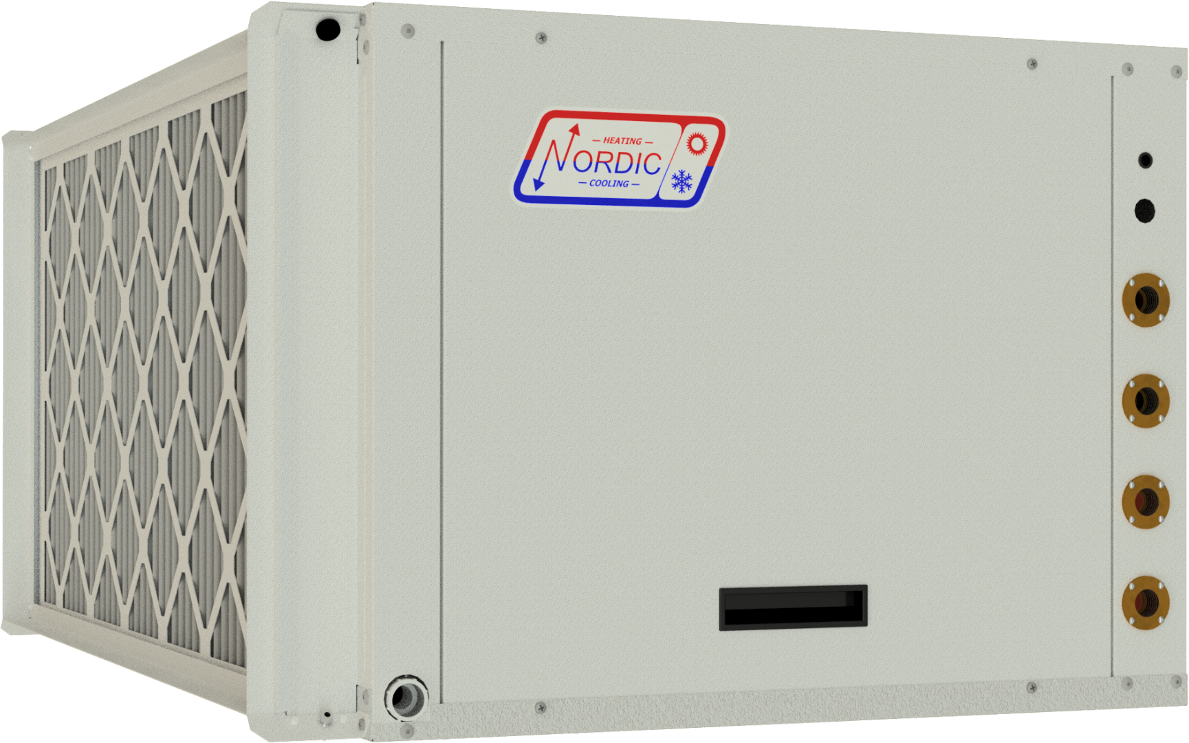 Hydronic shop air handler
